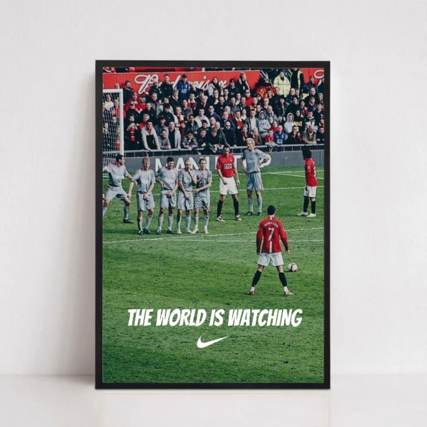 THE WORLD IS WATCHING.