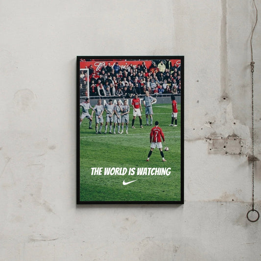 THE WORLD IS WATCHING.