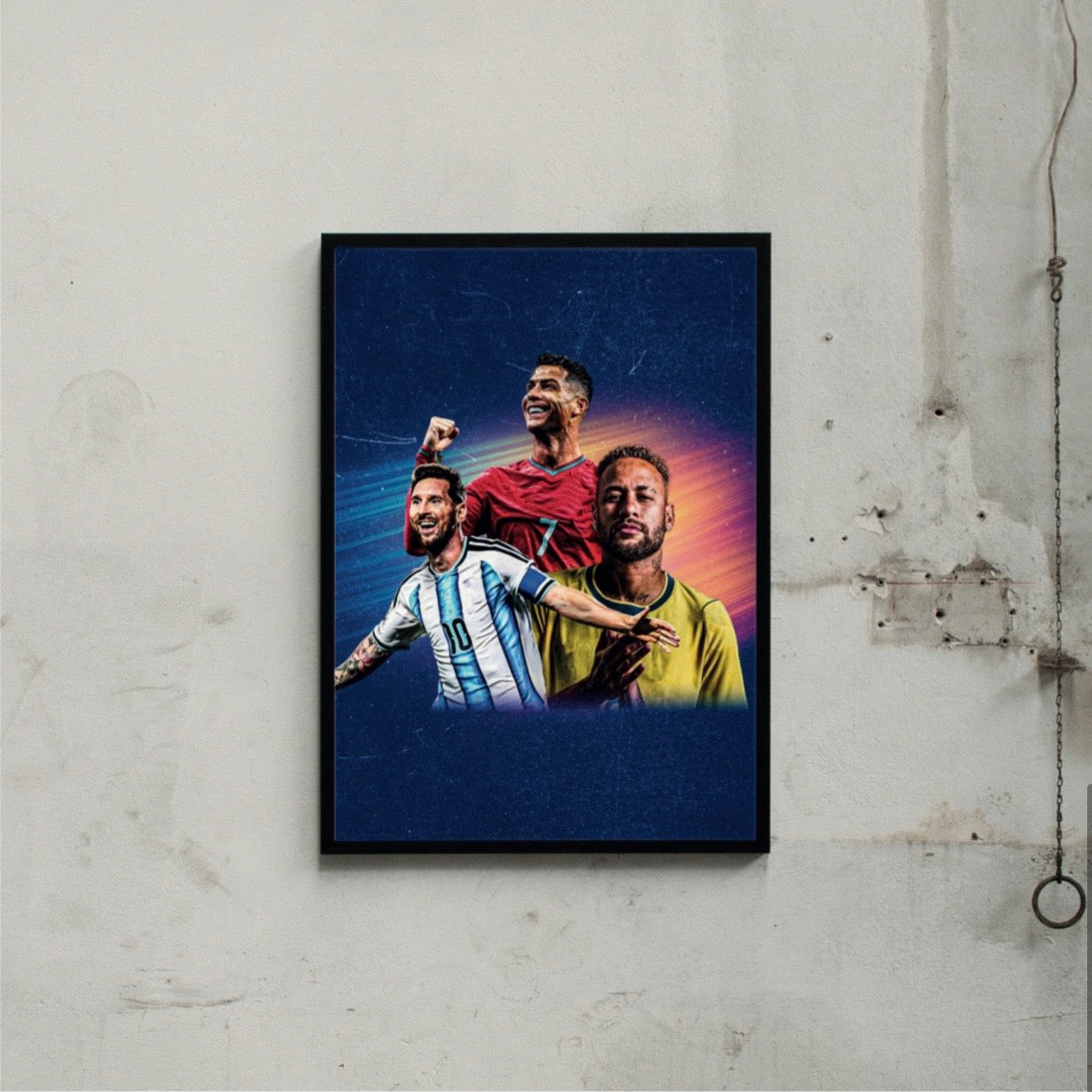 RONALDO, MESSI, NEYMAR
